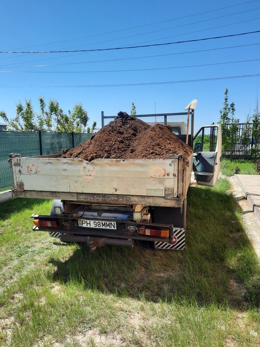 Pamant negru 3m³/5m³,miniexcavator,picon,bobcat,moloz,agregate
