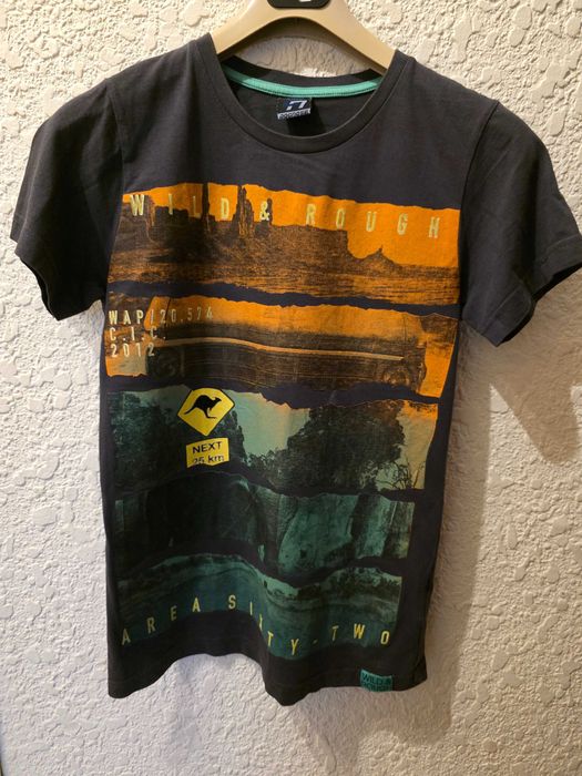 Мъжка памучна тениска с щампа