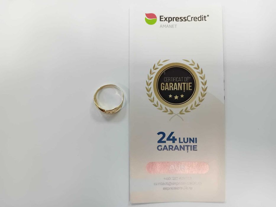 (Ag33) Inel Aur 14K/Garantie 2 ani