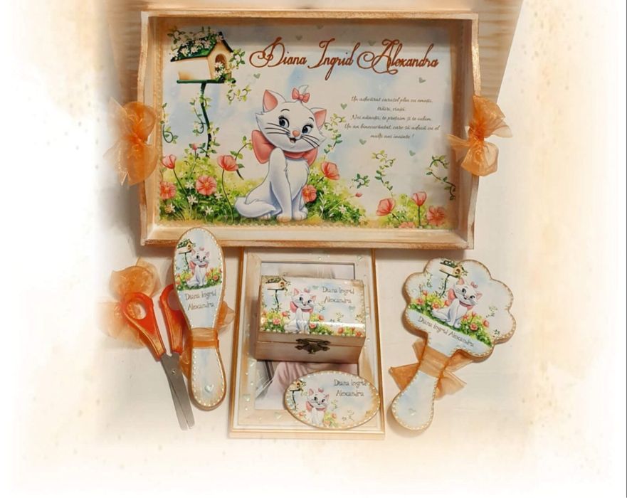 Set personalizat pentru taierea motului, 6 piese