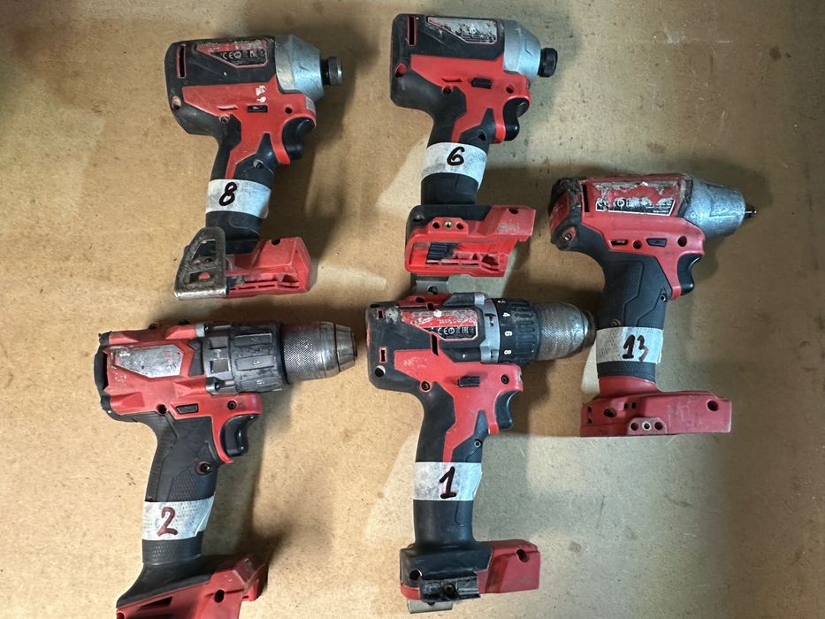 Машини Milwaukee, Bosch, Dewalt