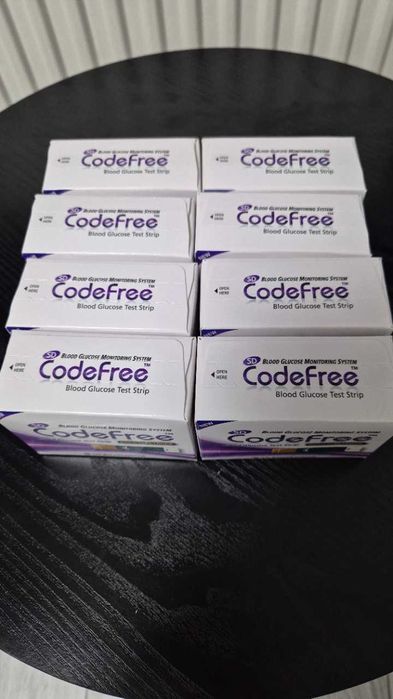 Teste glicemie Codefree - pachet de 8 cutii la pret de 6