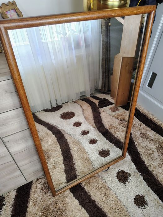 Oglinda veche ramă lemn