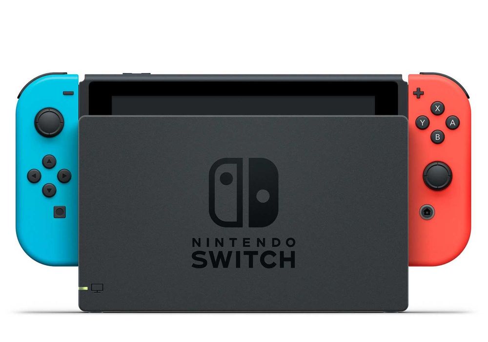 Nintendo Switch V2 - Neon Red / Blue