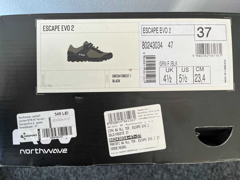 Pantofi MTB Northwave Escape Evo 2 - NOI !!!