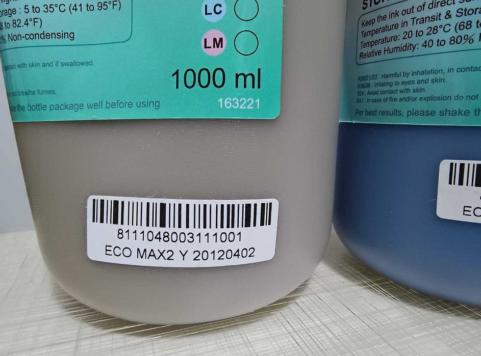 Cerneala Eco-Solvent yellow si cyan ECO MAX2 - Jetbest SKY