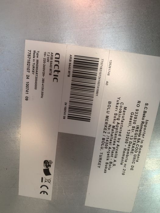 Plita Arctic inductie