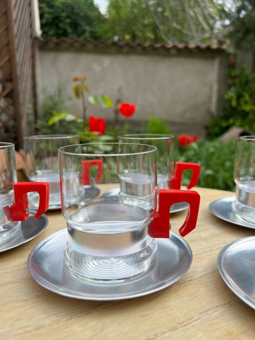 Стъклени чаши за чай