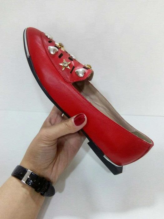 Шикарные кожаные туфли балетки Başaran, все размеры, Турция!