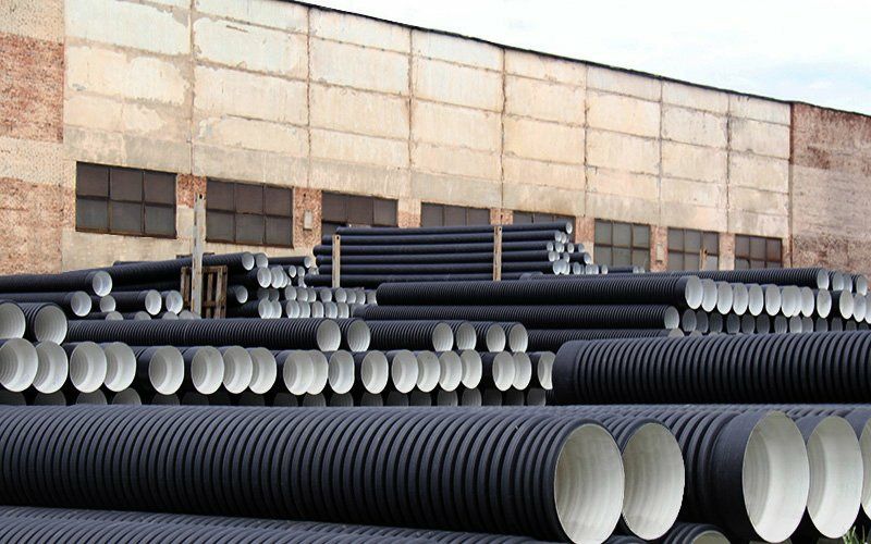 труба гофрированная дренажная с геотекстильным фильтром truba труба