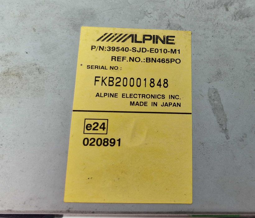 DVD ДВД Навигация Хонда ФРВ ФР-В Honda FR-V FRV 39540-SJD-E010-M1