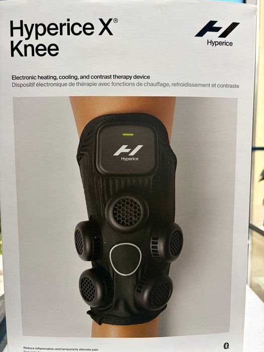 Устройство Hyperice X Knee, предназначенное для контрастной терапии