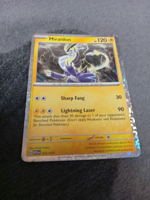Card pokemon miradon rar *hologram