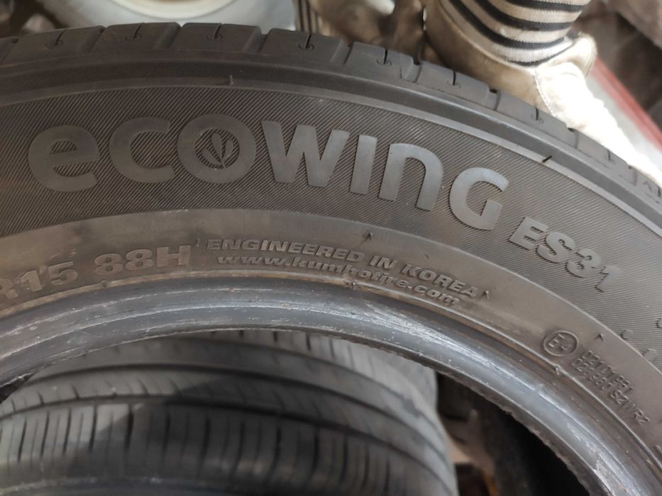 4бр Като нови летни гуми 195 60 15 - Kumho - DOT 2023