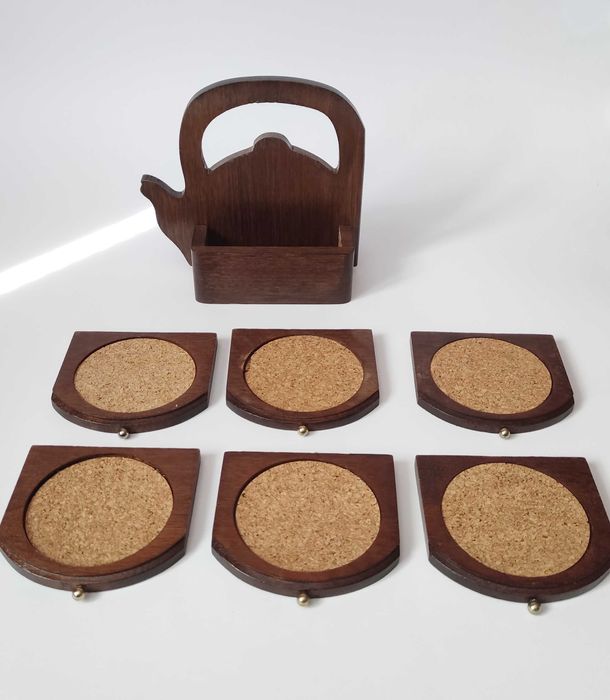 Винтидж комплект поставки за чаши+стойка