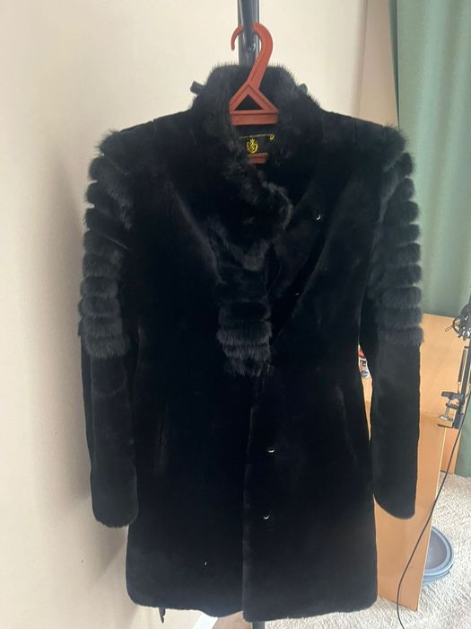 Женская шуба из мутона