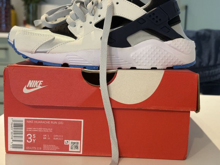 Nike Huarache Run GS 35.5 Noi Nepurtați cu Cutie Originală-pt copii
