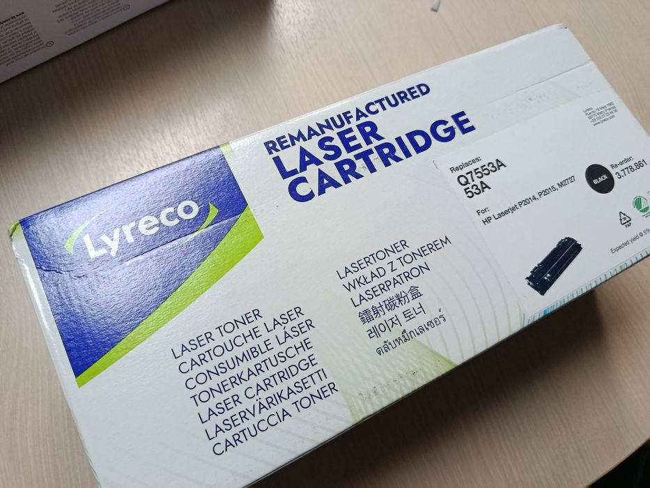 Toner Laser Lyreco Negru Nefolosit