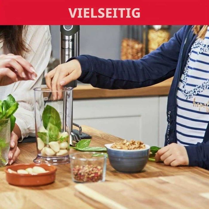 Нов Пасатор Чопър Moulinex DD655810 Quickchef 3 в 1, 3 Аксесоара, 1000 W, 2 години Гаранция