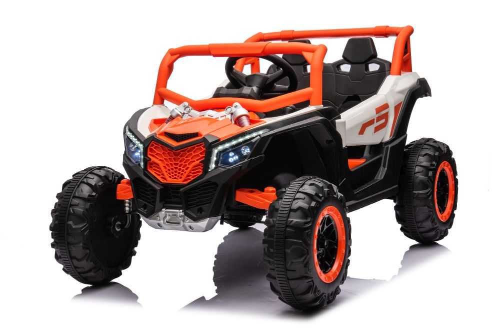 UTV electric pentru copii, Kinderauto Warrior 4x 35W, 12V 7Ah, #orange