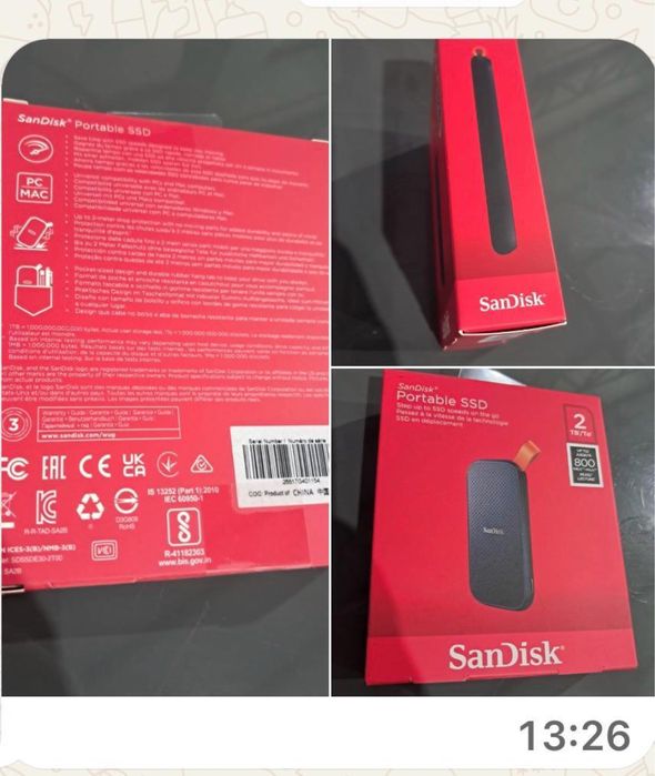 Sandisk 2tb ssd portable