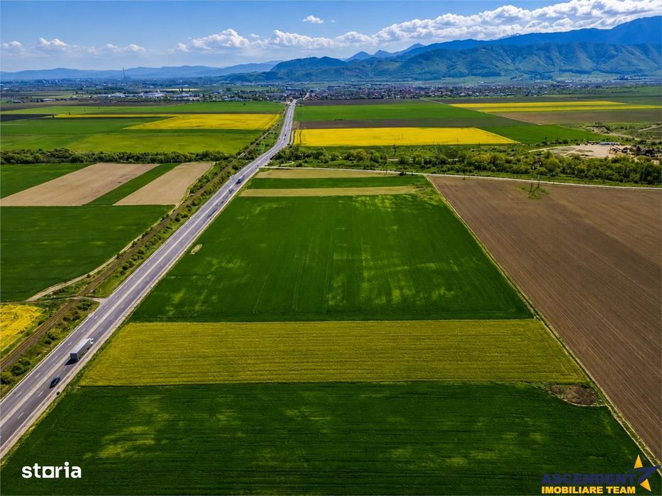 Oportunitate investitie! Teren 47.577 mp, Codlea .-. Ghimbav, pozitie