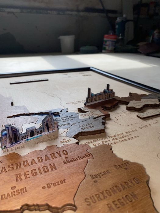 Лучшая  Карта Узбекистана