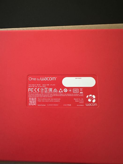 Tableta grafica ONE by WACOM medium CTL-672