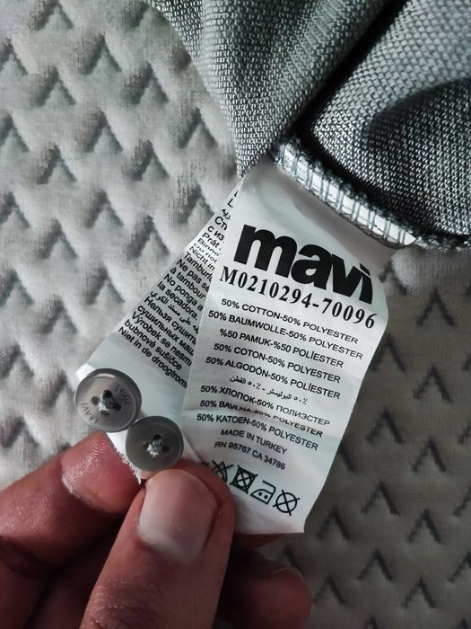 Camasa Mavi Fitted, gri, marime L
