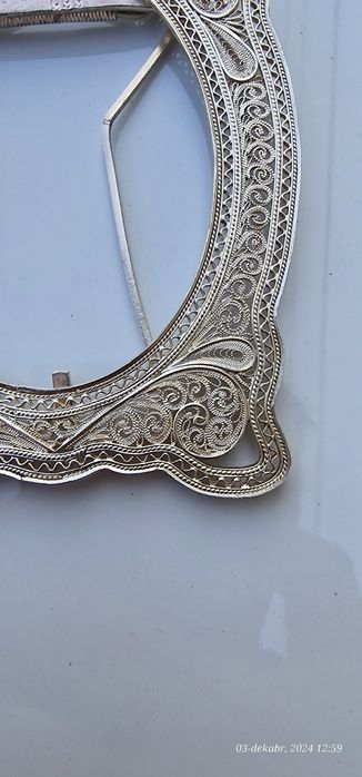 Подставка для фотографий. Серебро,100% ручной работы, в идеальном сост