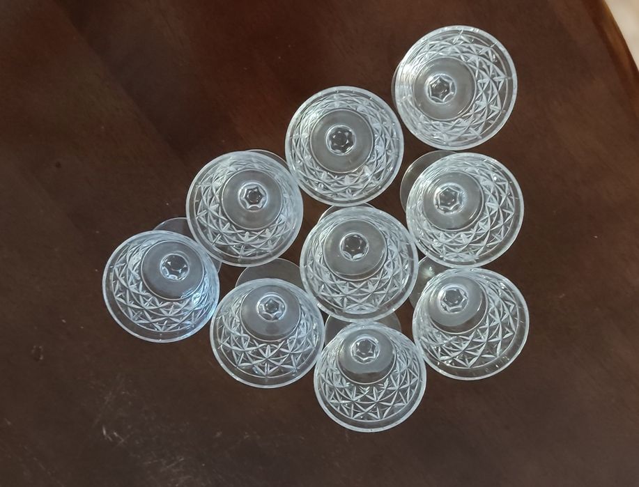 Хрустальные советские фужеры