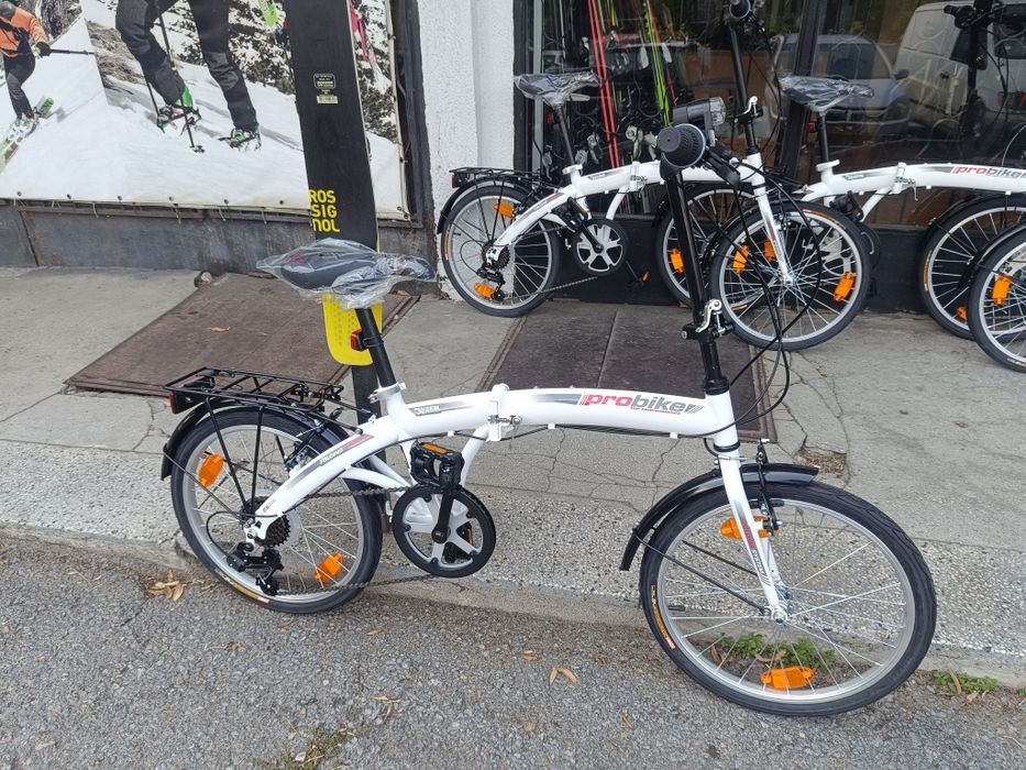 Разпродажба нов сгъваем велосипед  черен с огъната рамка - 200 euro