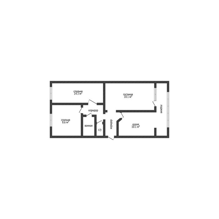 3ком, Гор Газ, 68 кв