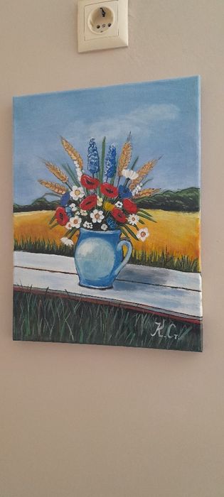 Авторски картини, акрилни бои