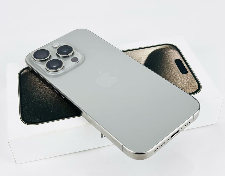 Apple iPhone 15 Pro 256GB Natural Titanium Перфектен! Гаранция!