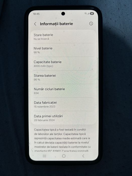 Samsung S 24  inca un an garanție