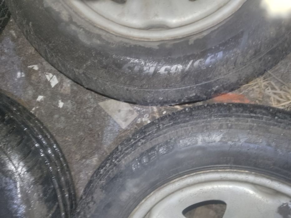 Колеса Волга, ромашки, с резиной