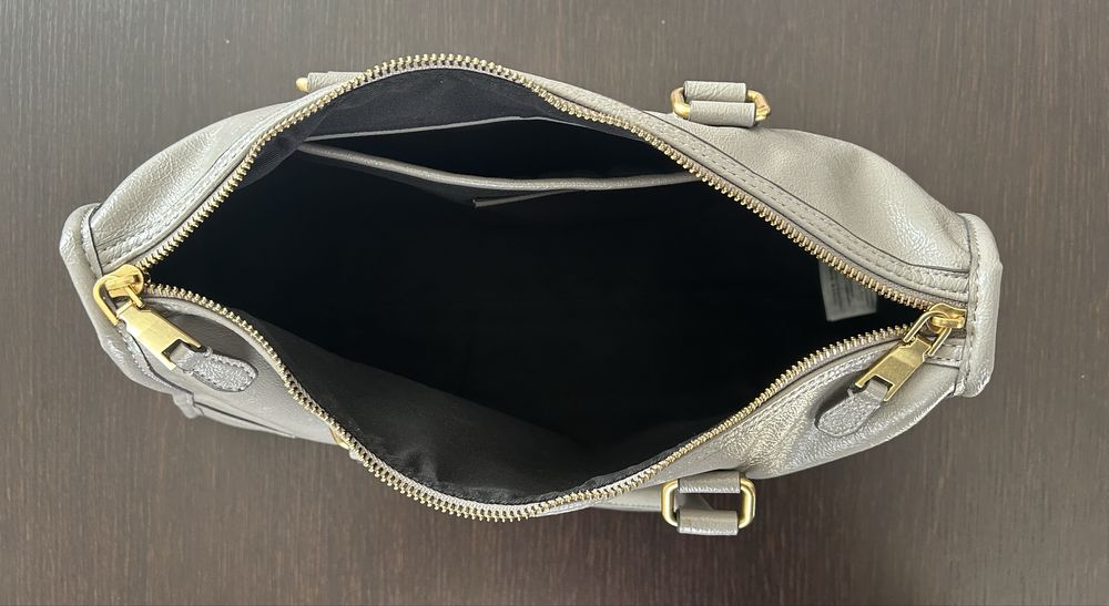 Дамска чанта за през рамо, боулинг стил