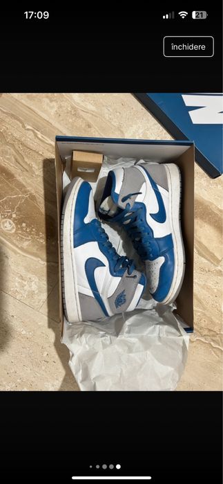 Jordan 1 high TrueBlue 42