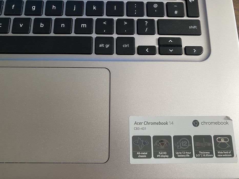 Laptop HP Chrome