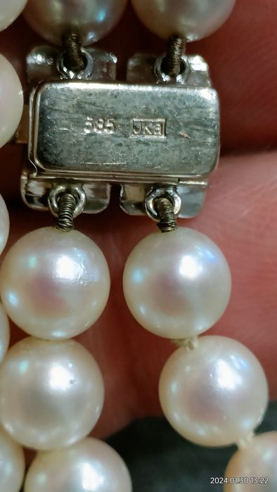 Vind brățară din aur 14kt cu perle Akoya