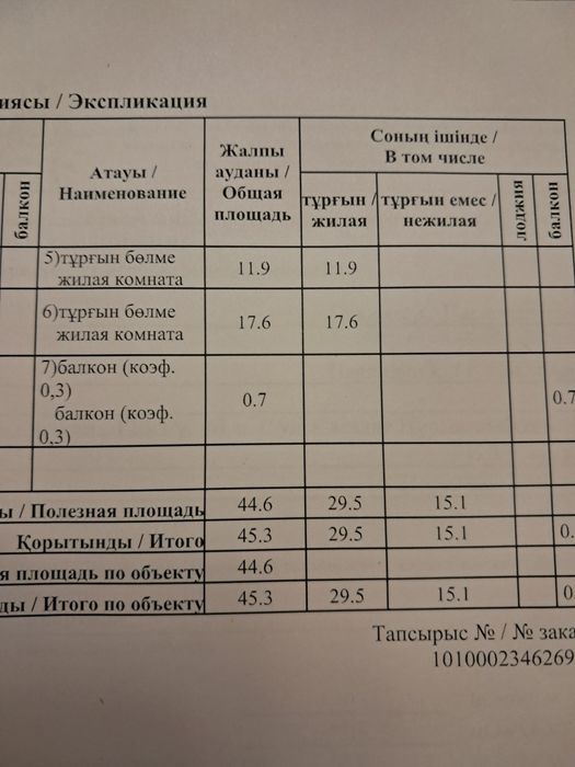 Двухкомнатная квартира