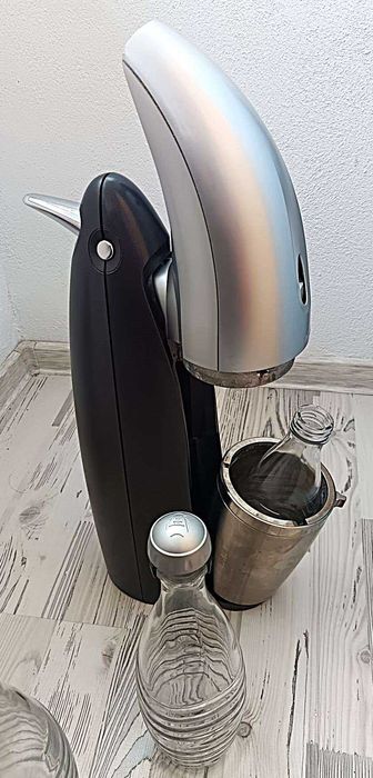 Pachet Aparat sifon Soda Stream Penguin+butelie+4 sticle