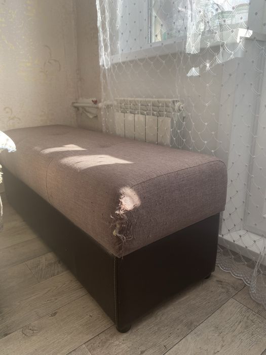 Продам диван,кресло,пуф б/у, самовывоз