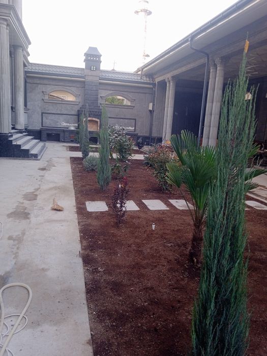 Sadovnk bogbon lanshaft gazon archa xizmat