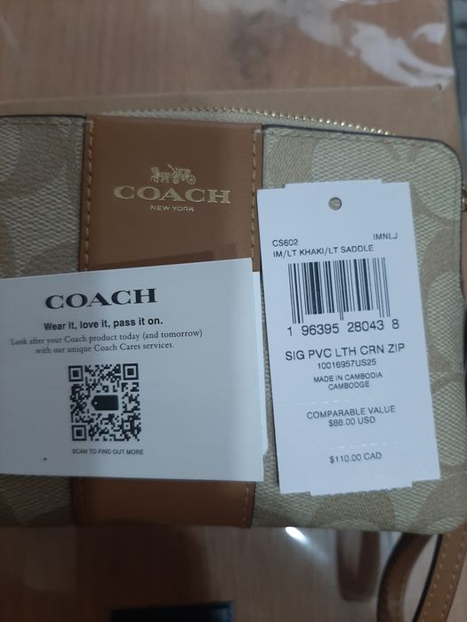 Продам фирменный кошелек Coach