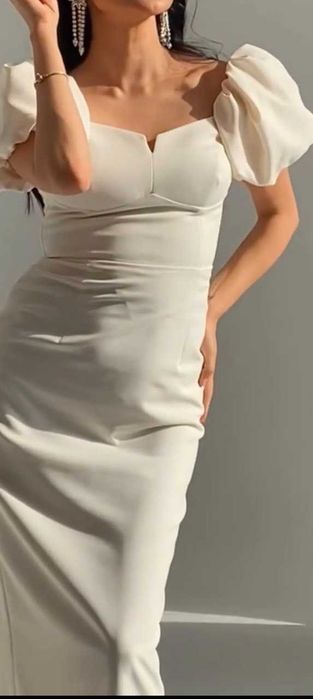 Белое платье на выпускной