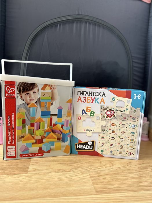 Детски дървени играчки и пъзели