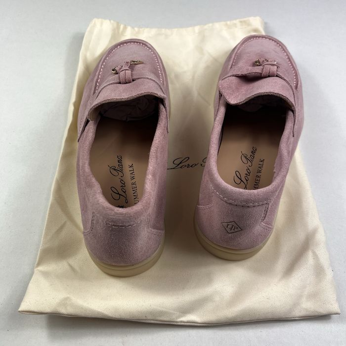 Loro Piana — дамски розови мокасини 39EU