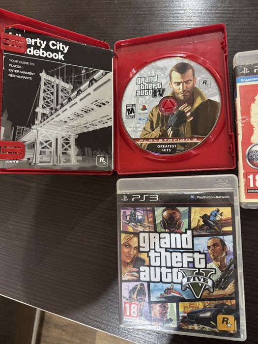 Диски GTAIV / GTA5 Sony PlayStation-3 / Ps-3